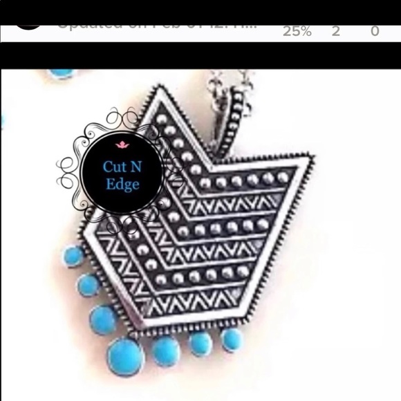 Montana Silversmith R47 Turquoise Necklace - Picture 2 of 3